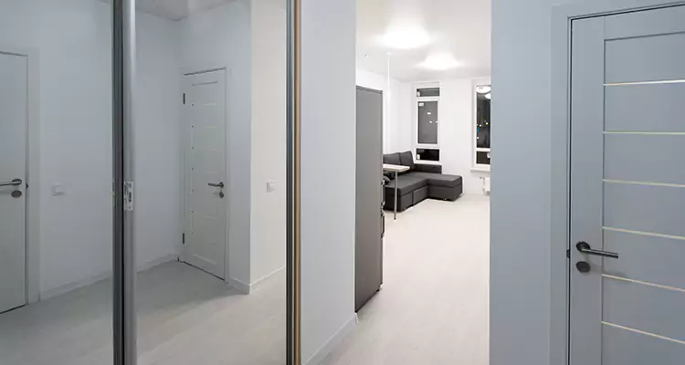 Modern Mirrored Closet Doors Repair in San Rafael, CA
