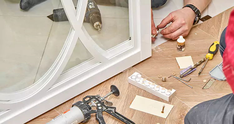 Interior Patio Door Casing Repair in San Rafael, CA