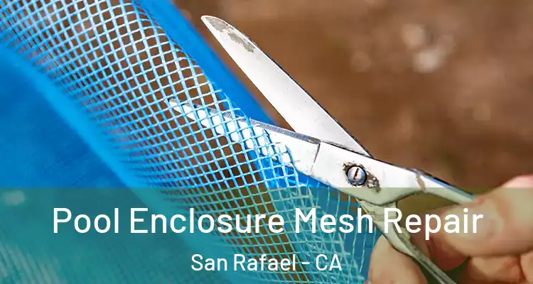  Pool Enclosure Mesh Repair San Rafael - CA